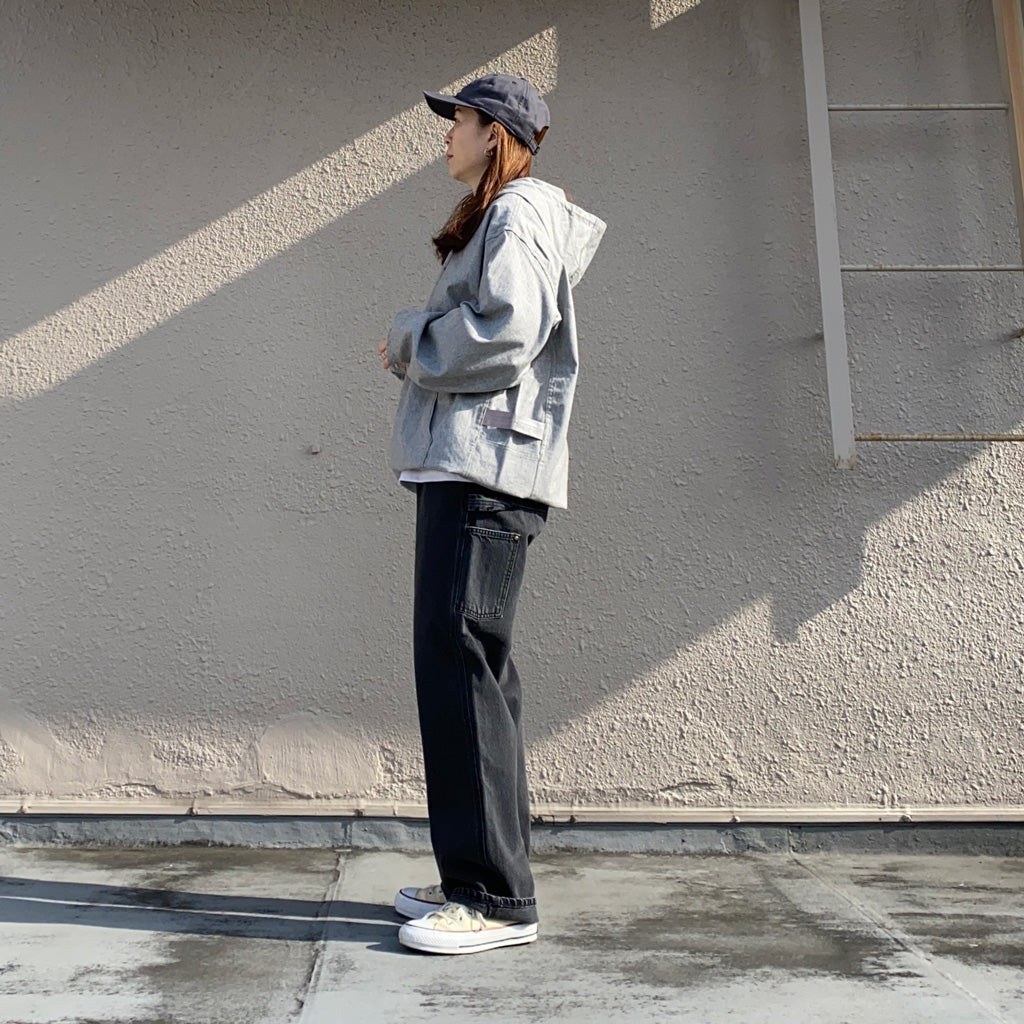 orSlow『RELAX FIT BLACK DENIM PAINTER PANTS』(BLACK DENIM STONE)