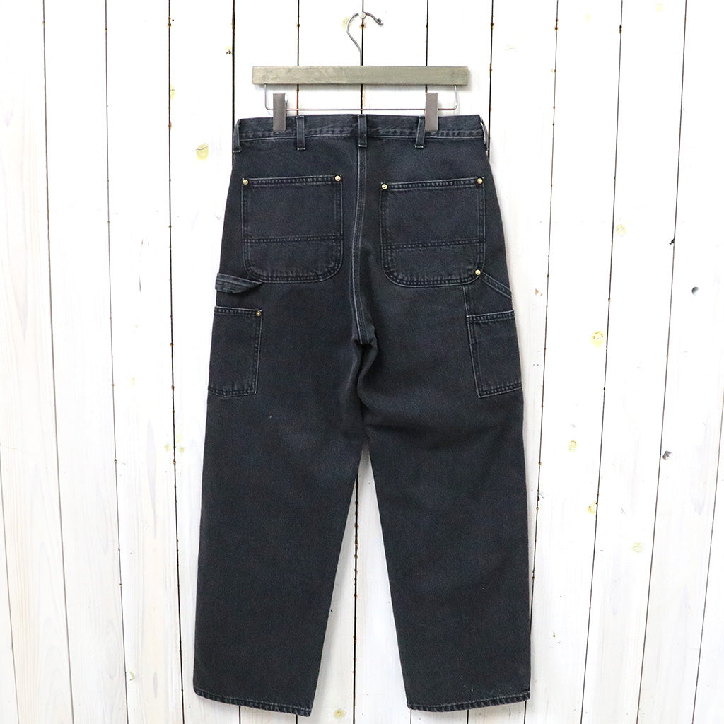 orSlow『RELAX FIT BLACK DENIM PAINTER PANTS』(BLACK DENIM STONE)