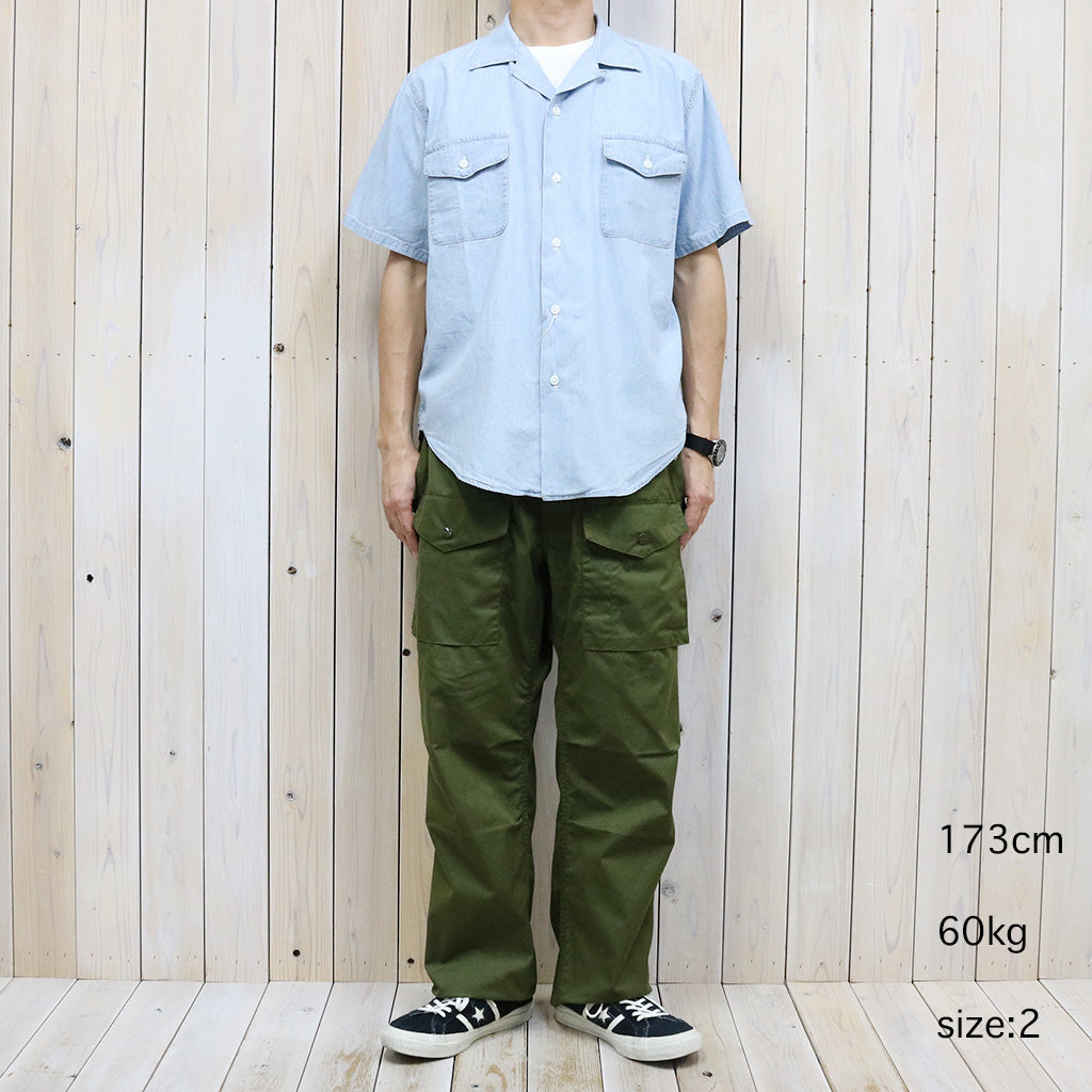 orSlow『SHORT SLEEVE WORK SHIRTS』(CHAMBRAY BLEACHED)