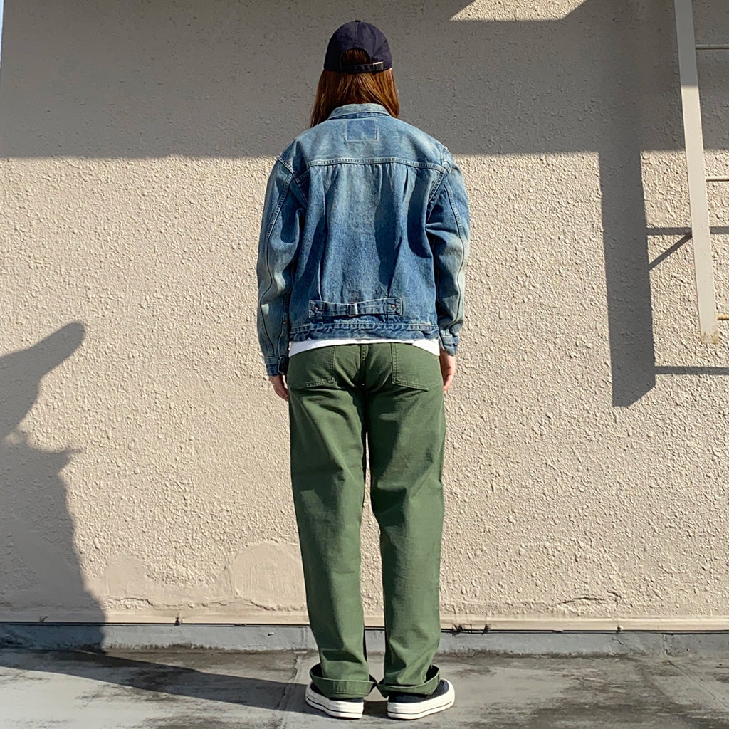 orSlow『TYPE1 40’S PLEATED FRONT BLOUSE-USED WASH』(03-6011-97)