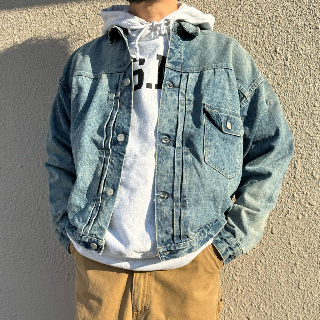 orSlow『TYPE1 40’S PLEATED FRONT BLOUSE-USED WASH』(03-6011-97)