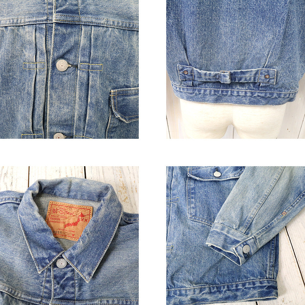 orSlow『TYPE1 40’S PLEATED FRONT BLOUSE-USED WASH』(03-6011-97)