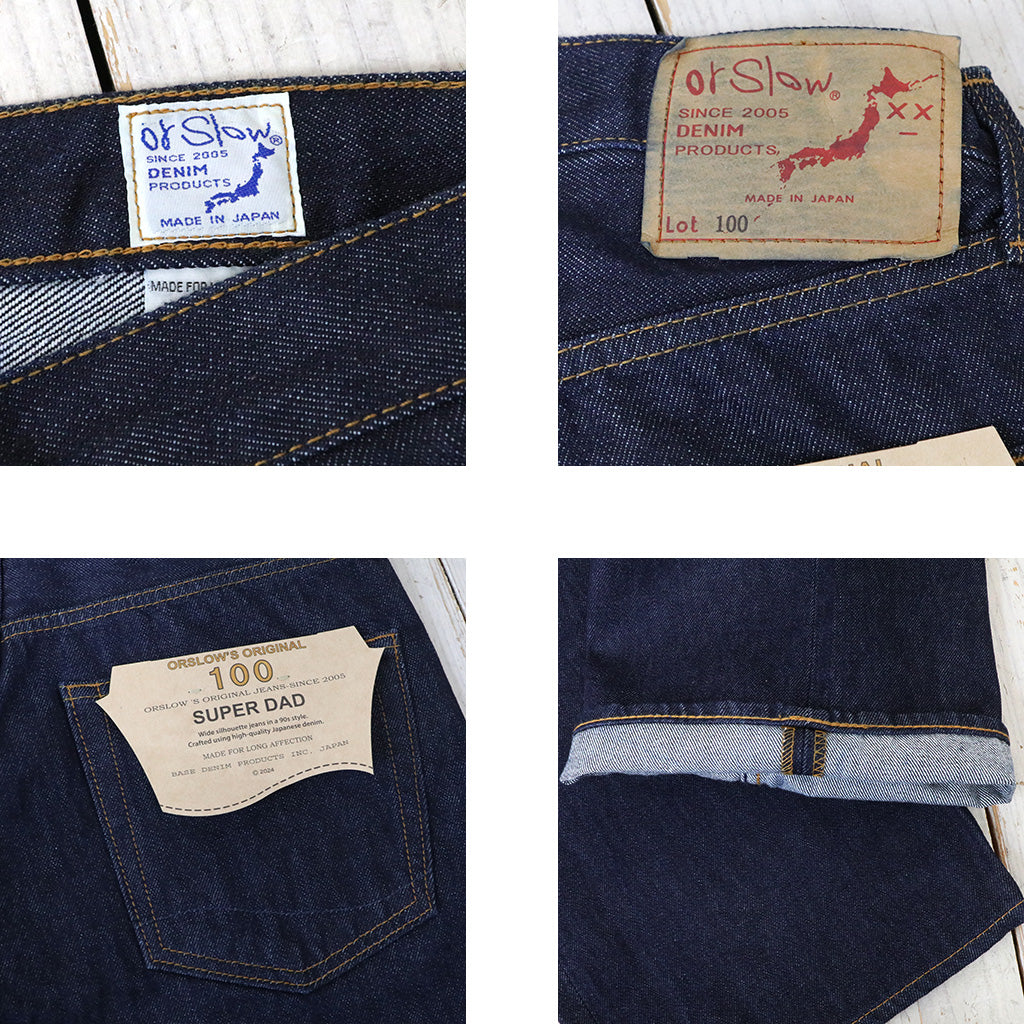 orSlow : SUPER DAD'S DENIM PANTS (ONE WASH) (01-1100W-81)