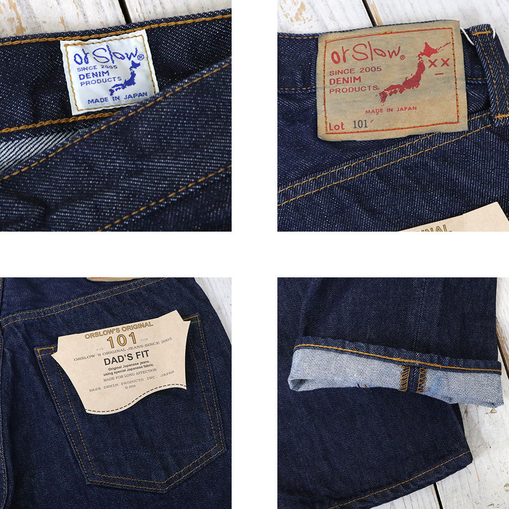 orSlow : 101 DAD’S FIT DENIM PANTS (ONE WASH) (01-1010W-81)