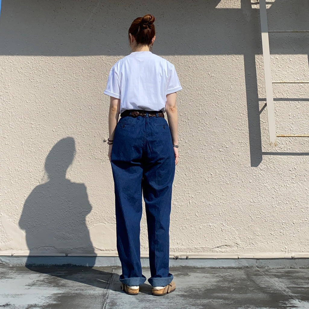 orSlow『TWO TUCK DENIM WIDE TROUSER』(ONE WASH)