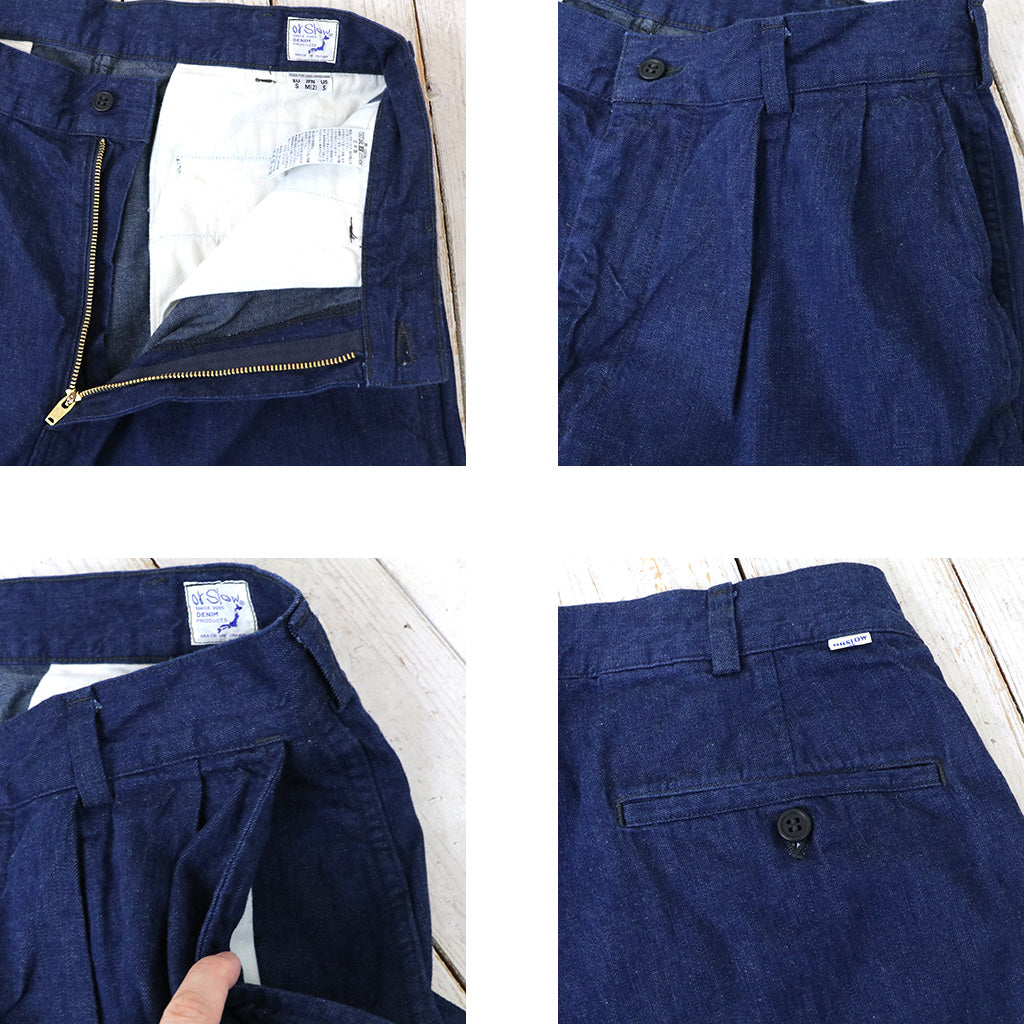 orSlow『TWO TUCK DENIM WIDE TROUSER』(ONE WASH)