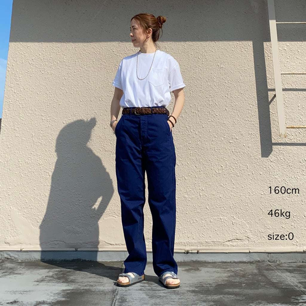 orSlow  : FRENCH WORK PANTS (BLUE) (03-5000-03)