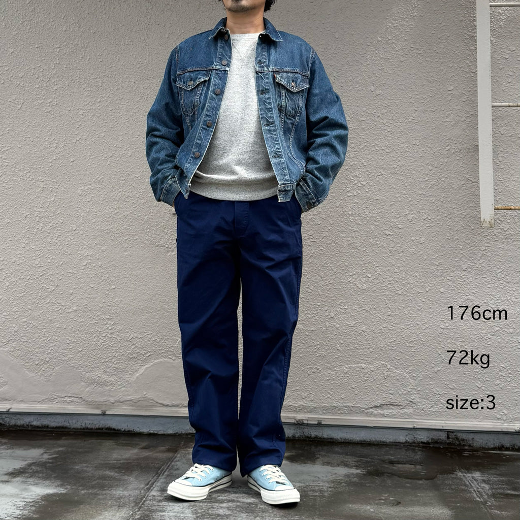 orSlow  : FRENCH WORK PANTS (BLUE) (03-5000-03)