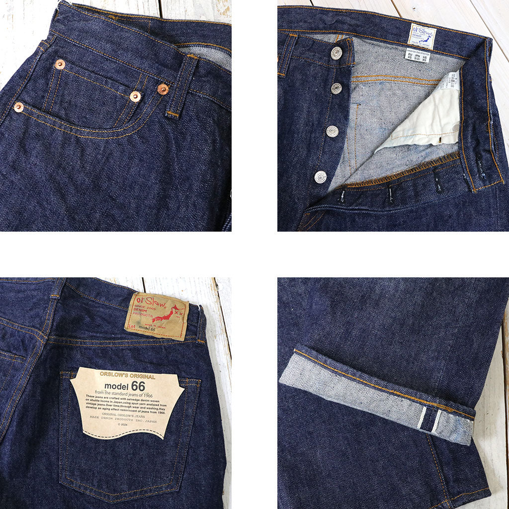 orSlow : MODEL 66 1966's STANDARD DENIM PANTS (01-1056-81)
