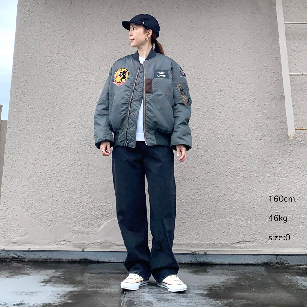 orSlow : 101 DAD’S FIT DENIM PANTS (BLACK DENIM STONE)