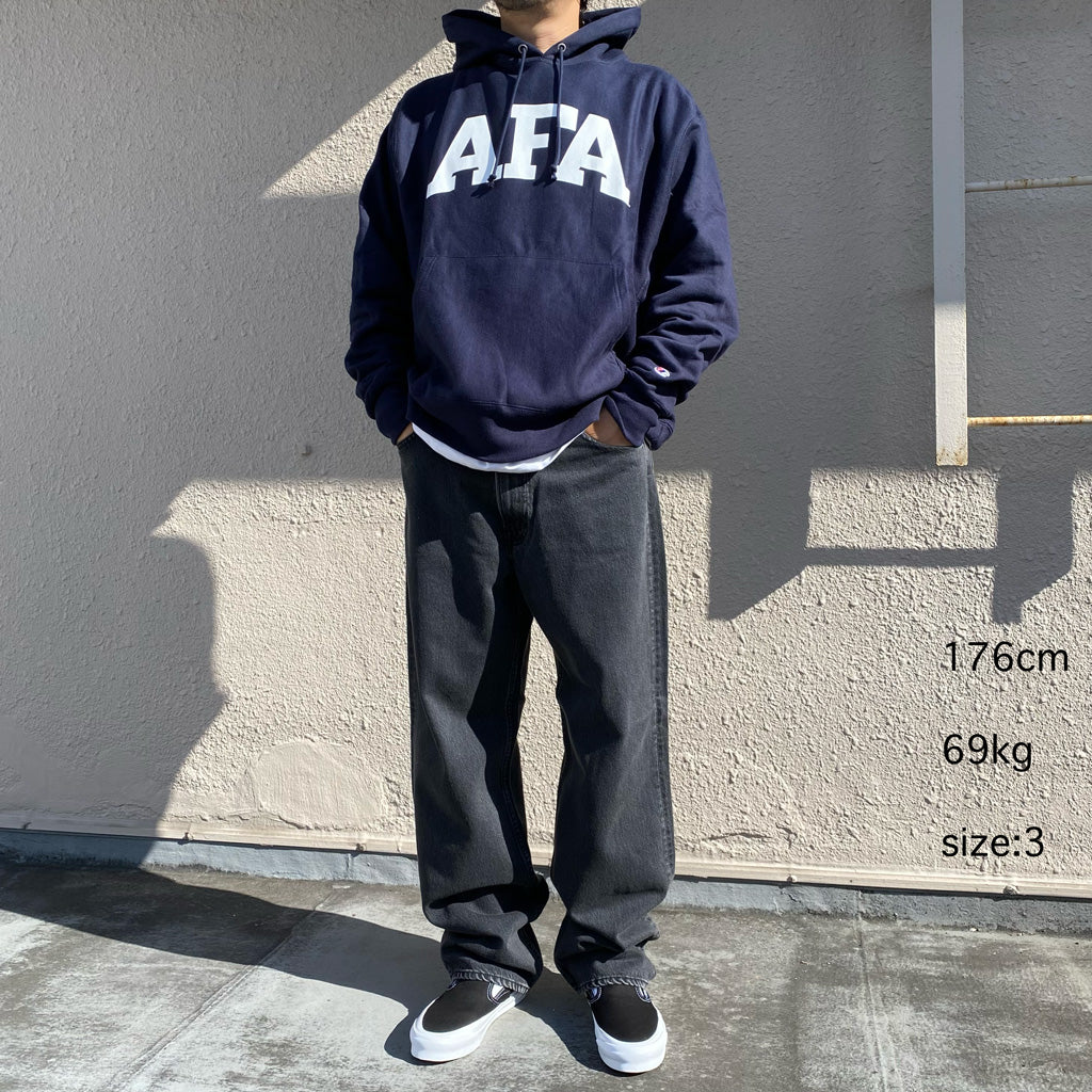 orSlow : 101 DAD’S FIT DENIM PANTS (BLACK DENIM STONE)