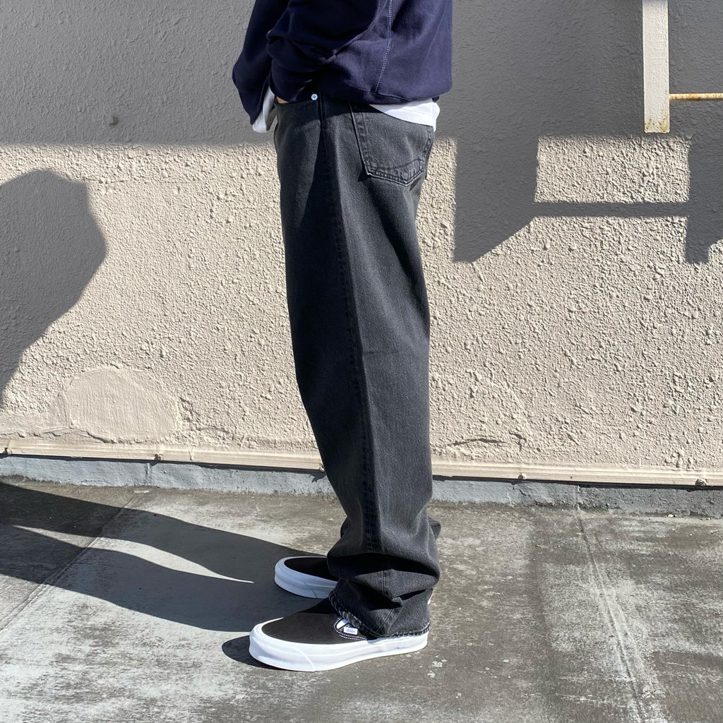 orSlow : 101 DAD’S FIT DENIM PANTS (BLACK DENIM STONE)