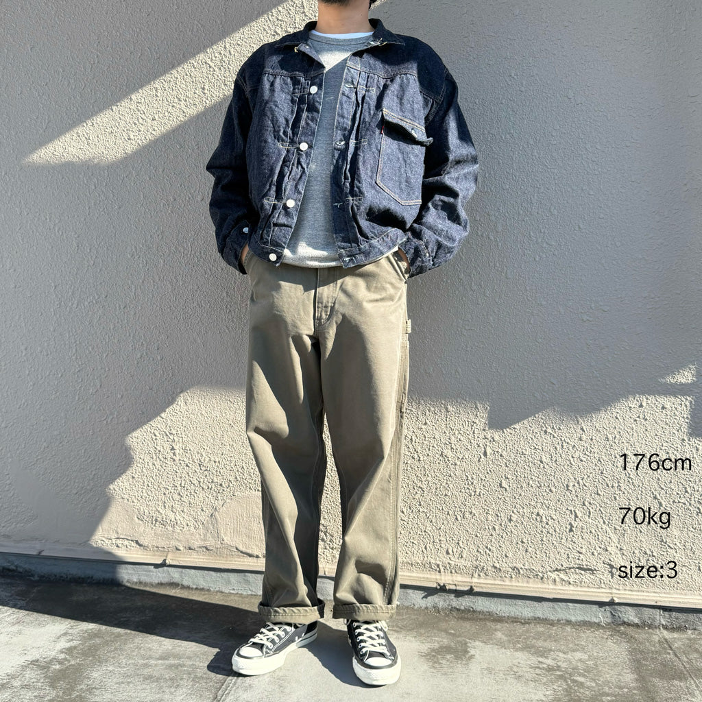 orSlow : DAD'S FIT PAINTER PANTS (ARMY GREEN) (01-5328-76S)
