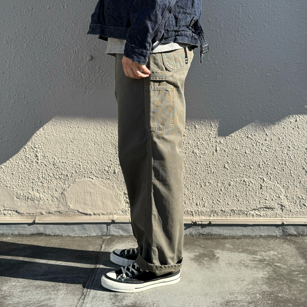 orSlow : DAD'S FIT PAINTER PANTS (ARMY GREEN) (01-5328-76S)