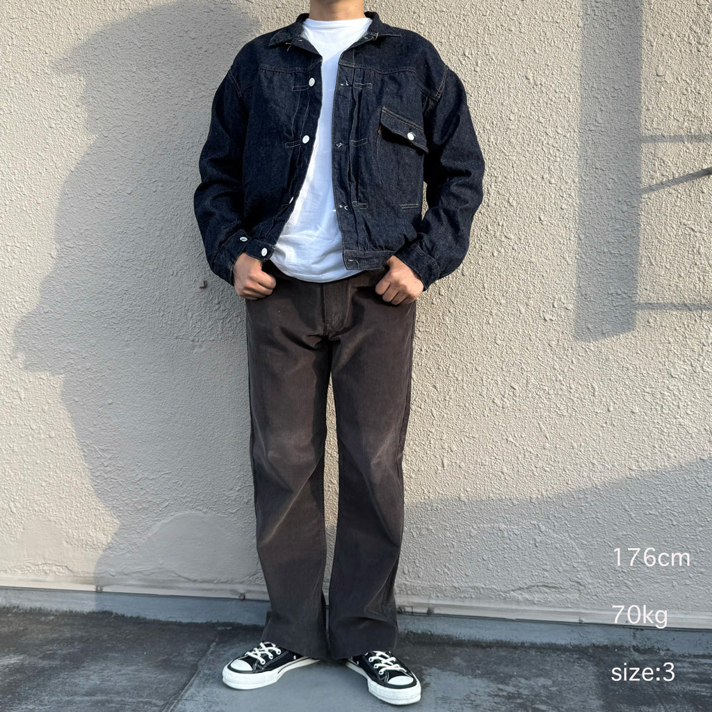 orSlow『SHOE CUT JEANS CORDUROY』(GRAY)