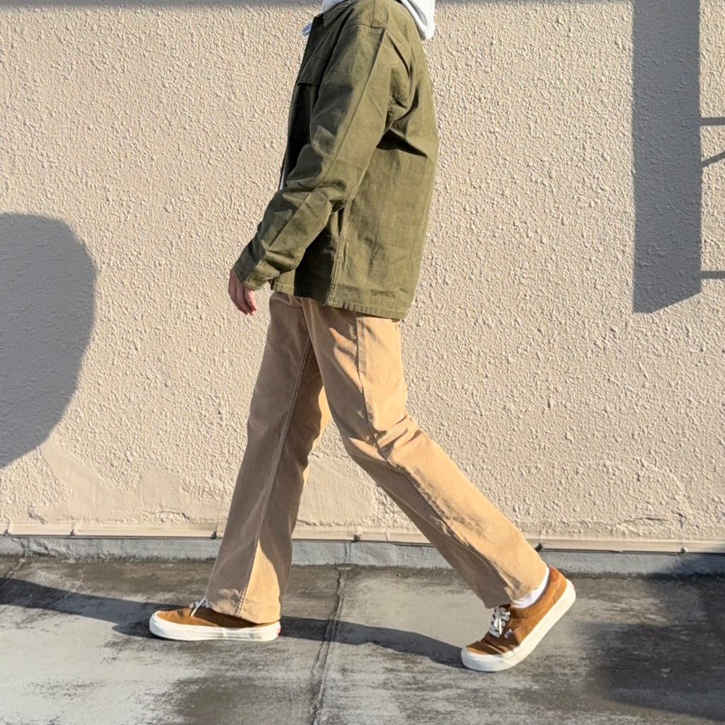 orSlow : SHOE CUT JEANS CORDUROY (BEIGE)