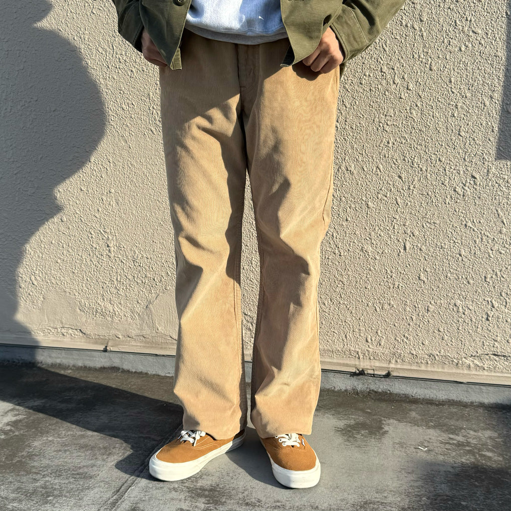 orSlow『SHOE CUT JEANS CORDUROY』(BEIGE)