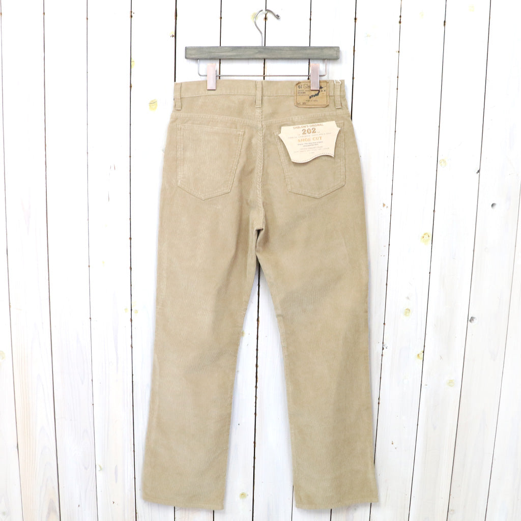 orSlow : SHOE CUT JEANS CORDUROY (BEIGE)