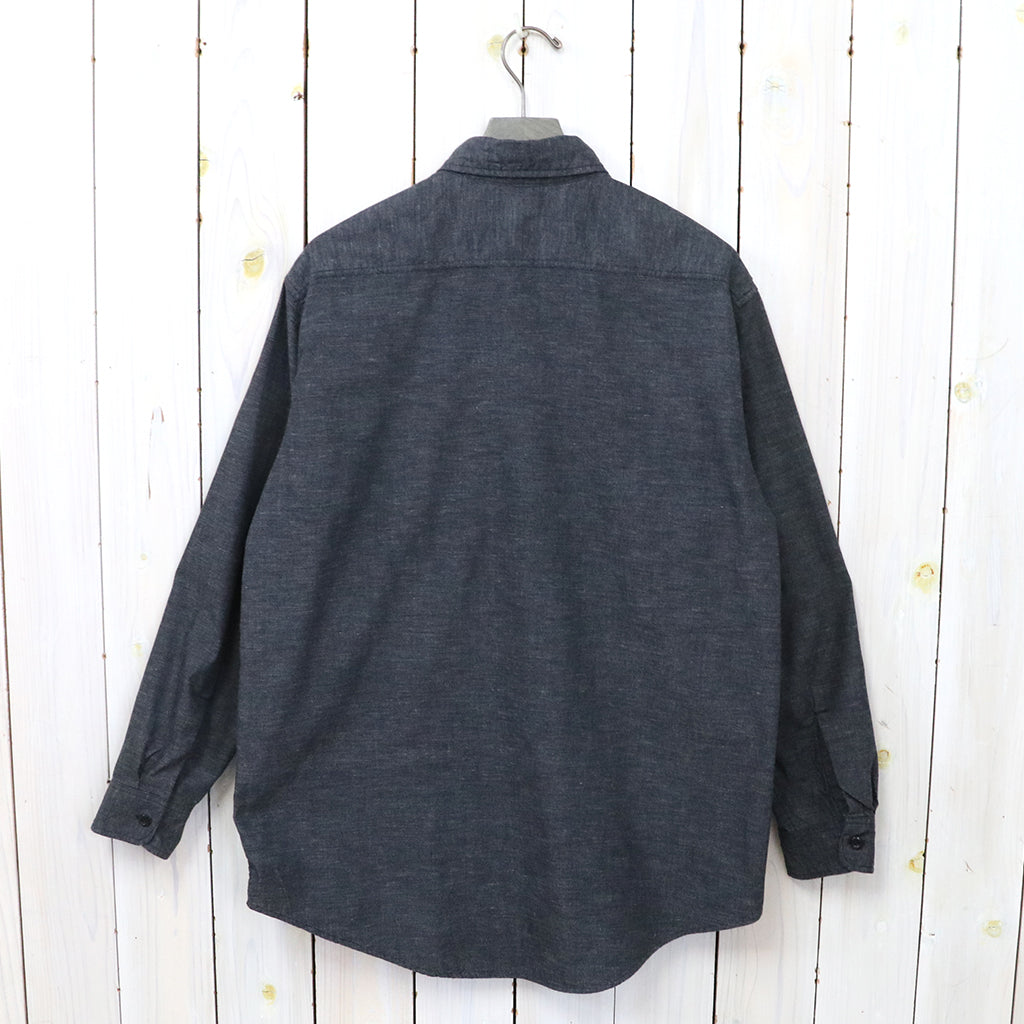 orSlow『BLACK CHAMBRAY WORK SHIRT』(BLACK)