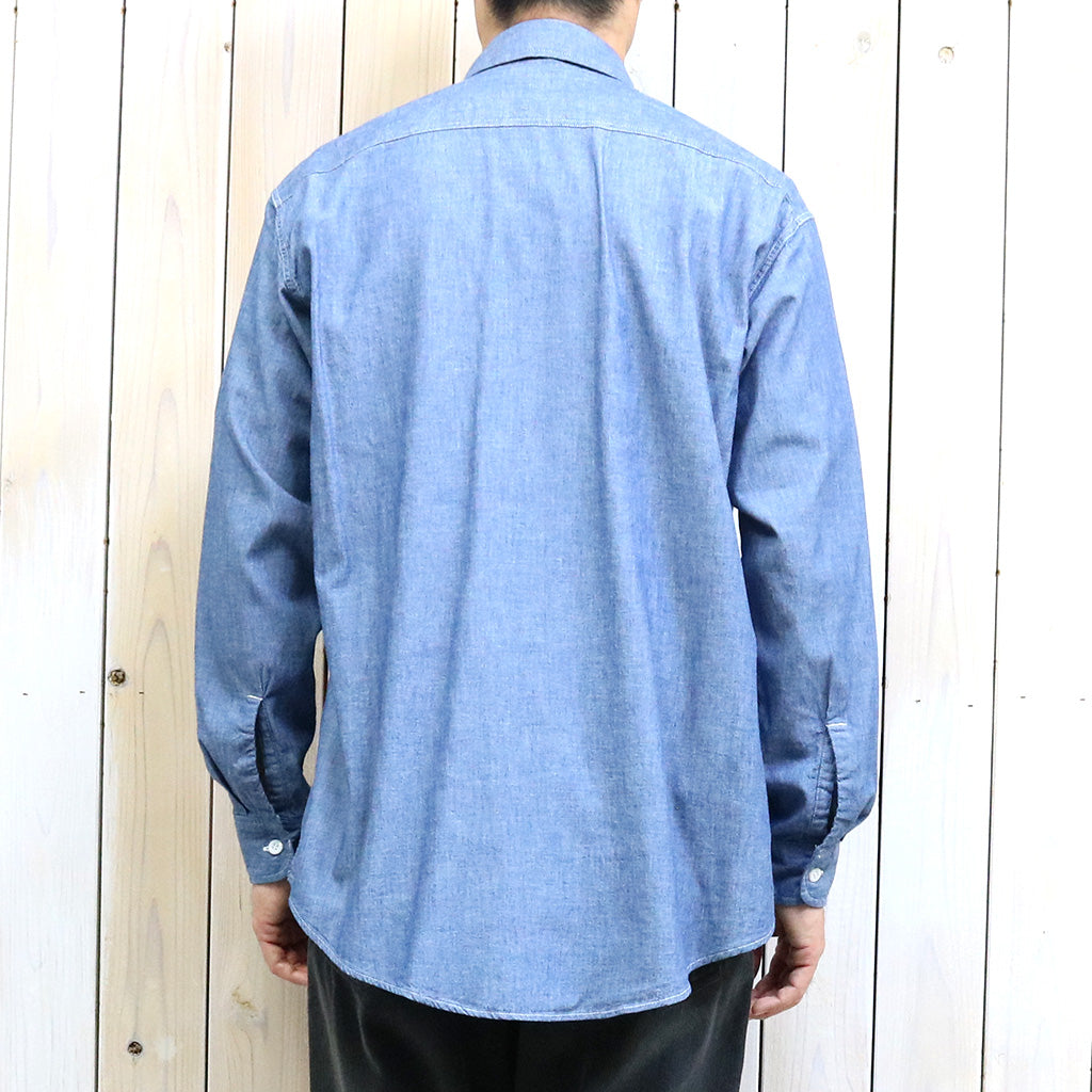 orSlow : CHAMBRAY WORK SHIRT (CHAMBRAY) (01-8064-84)