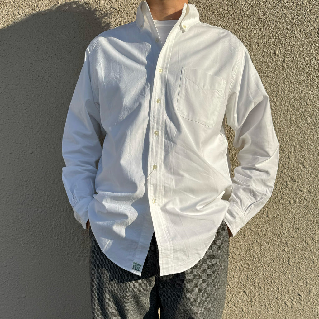 orSlow『STANDARD OXFORD BUTTON DOWN SHIRT』(WHITE)