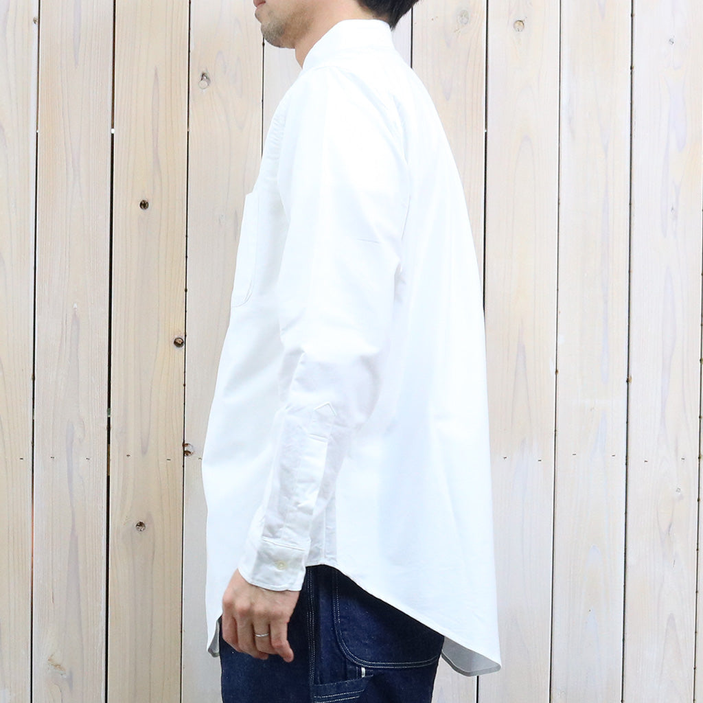 orSlow : STANDARD OXFORD BUTTON DOWN SHIRT (WHITE)