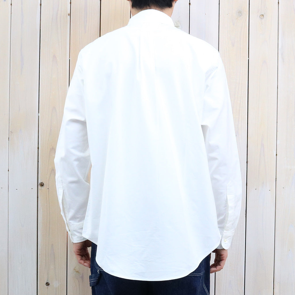 orSlow : STANDARD OXFORD BUTTON DOWN SHIRT (WHITE)