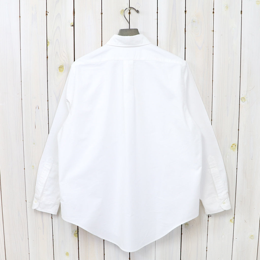 orSlow : STANDARD OXFORD BUTTON DOWN SHIRT (WHITE)