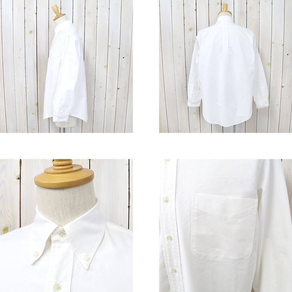 orSlow : STANDARD OXFORD BUTTON DOWN SHIRT (WHITE)