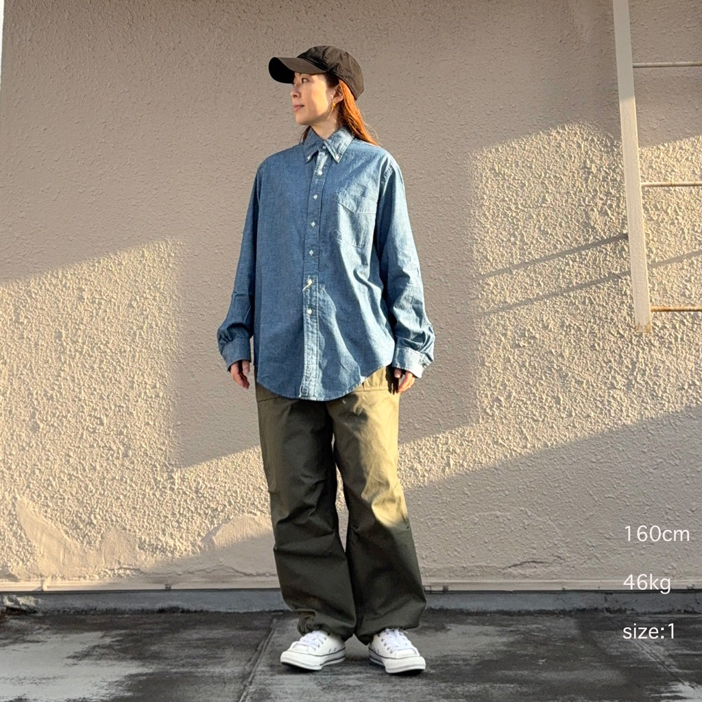 orSlow : STANDARD BUTTON DOWN SHIRT (CHAMBRAY)