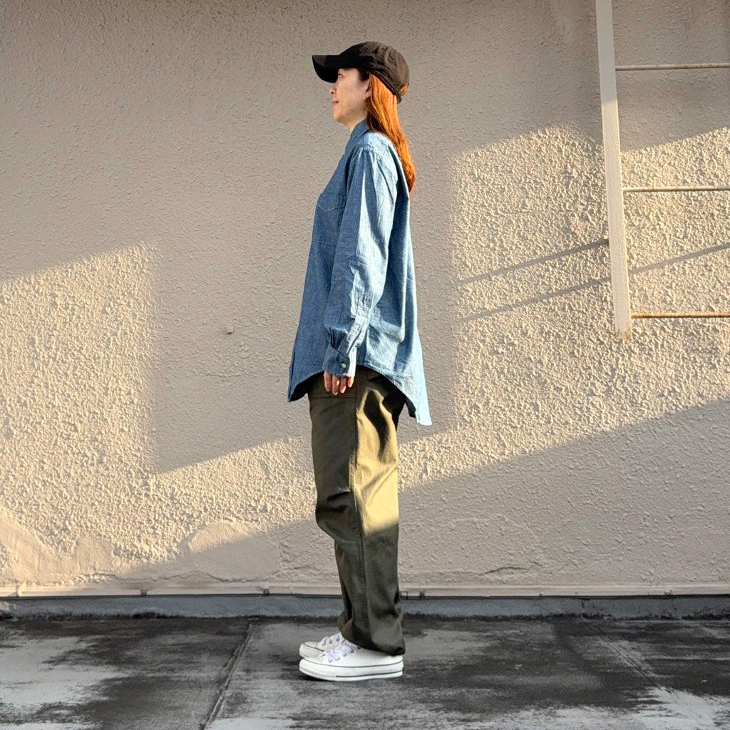 orSlow : STANDARD BUTTON DOWN SHIRT (CHAMBRAY)