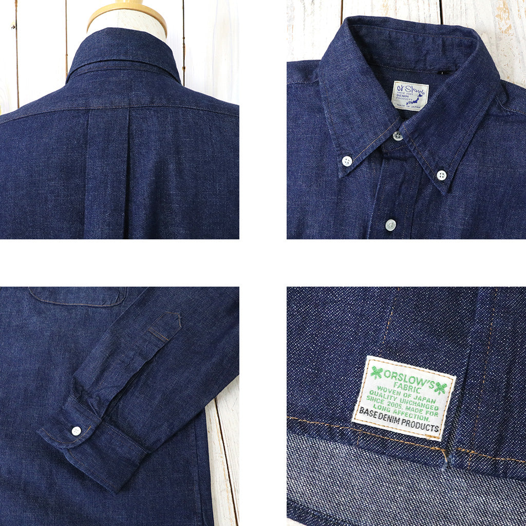 orSlow『STANDARD BUTTON DOWN SHIRT』(ONE WASH)