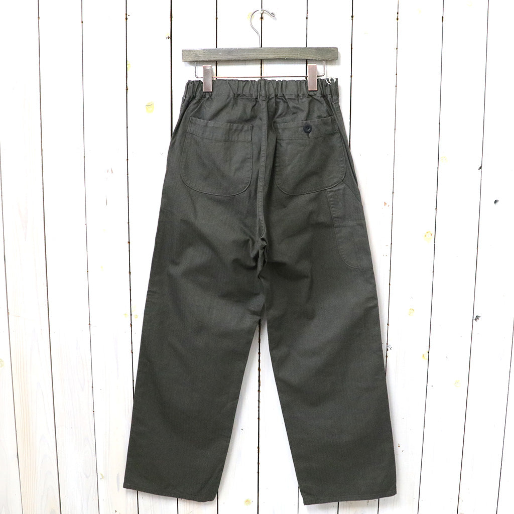 orSlow : WIDE FIT FRENCH WORK PANTS (COFFEE BROWN)