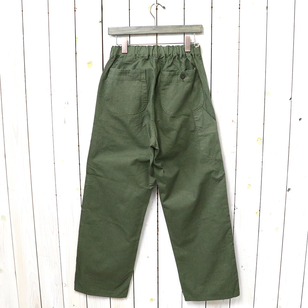 orSlow : WIDE FIT FRENCH WORK PANTS (ARMY GREEN) (03-5011-76)