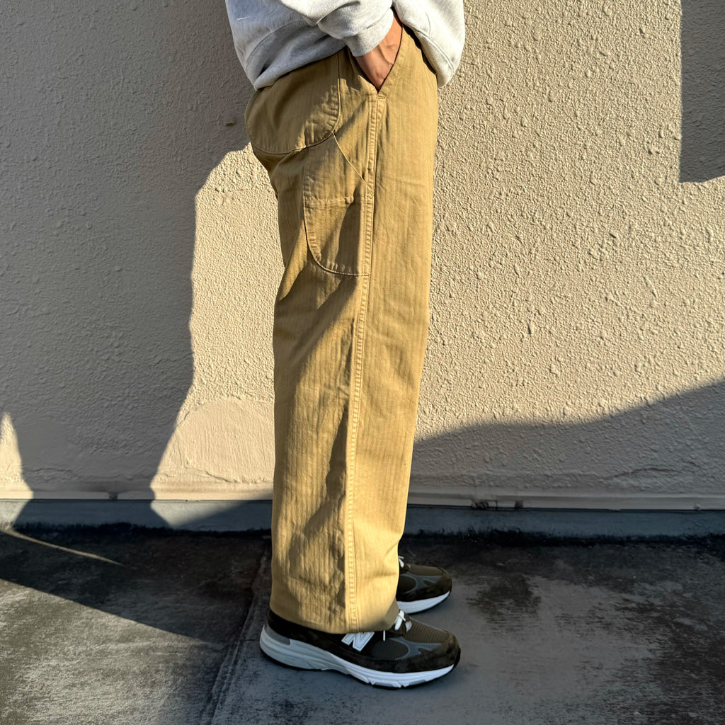 orSlow『WIDE FIT FRENCH WORK PANTS』(KHAKI)