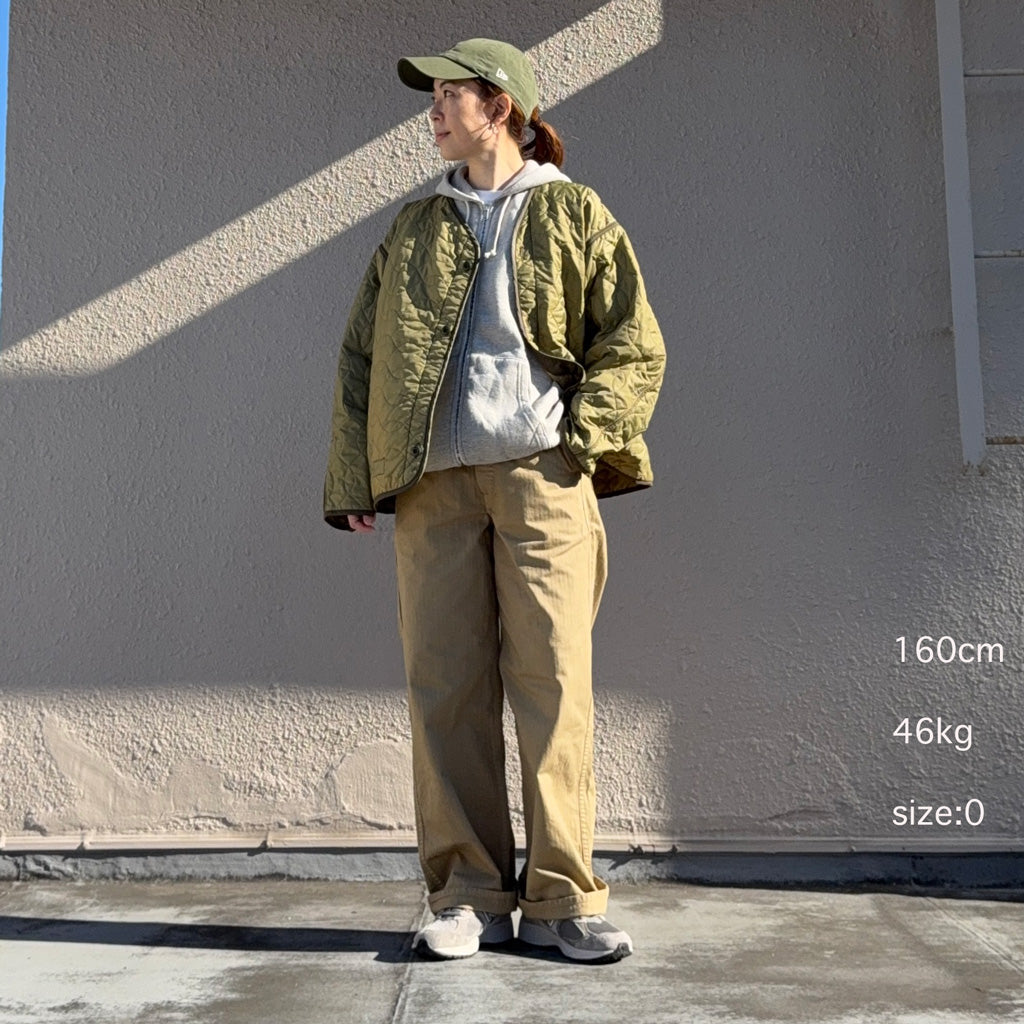 orSlow『WIDE FIT FRENCH WORK PANTS』(KHAKI)