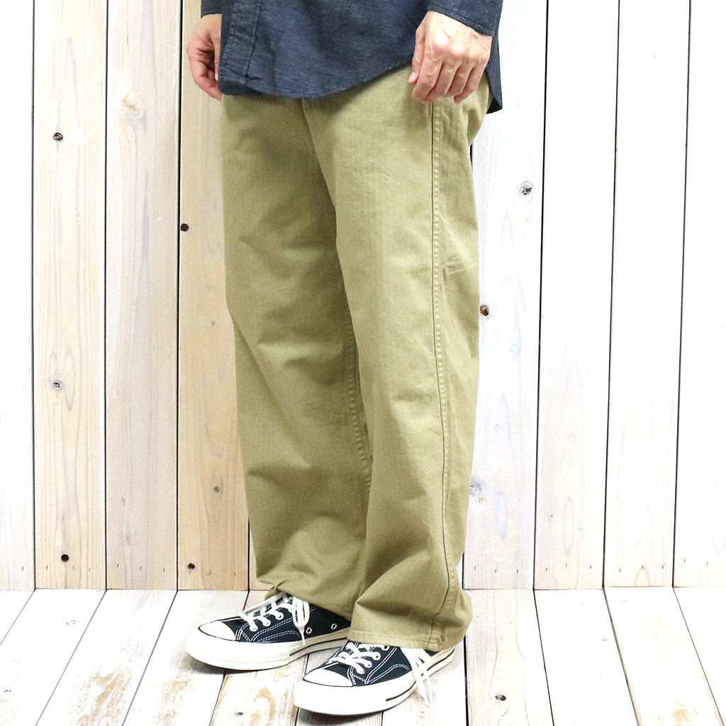 orSlow『WIDE FIT FRENCH WORK PANTS』(KHAKI)