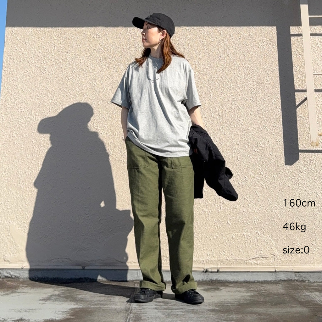 orSlow : VINTAGE FIT FATIGUE PANTS (DARK OLIVE) (03-V5002-77)