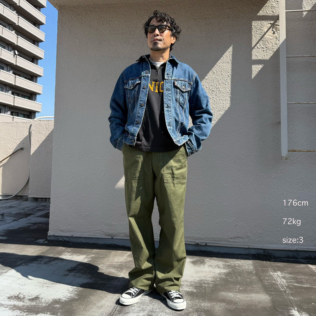 orSlow : VINTAGE FIT FATIGUE PANTS (DARK OLIVE) (03-V5002-77)