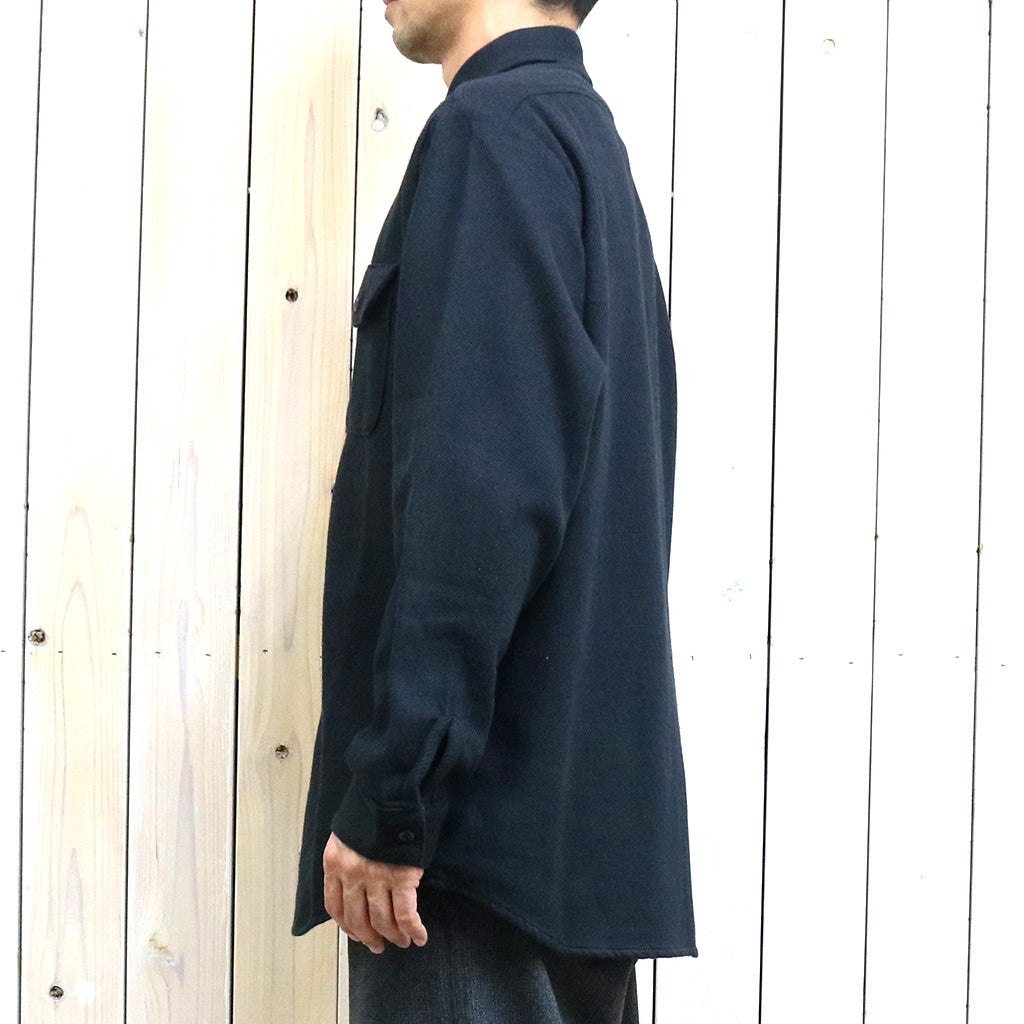 orSlow『VINTAGE FIT BLACK FLANNEL SHIRT』(BLACK)