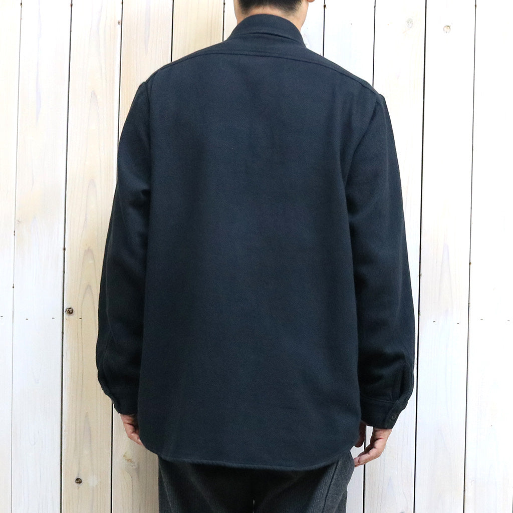 orSlow『VINTAGE FIT BLACK FLANNEL SHIRT』(BLACK)