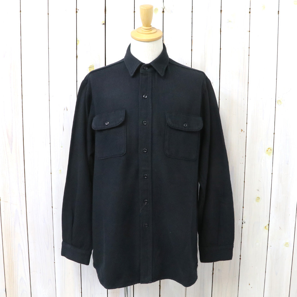 orSlow『VINTAGE FIT BLACK FLANNEL SHIRT』(BLACK)