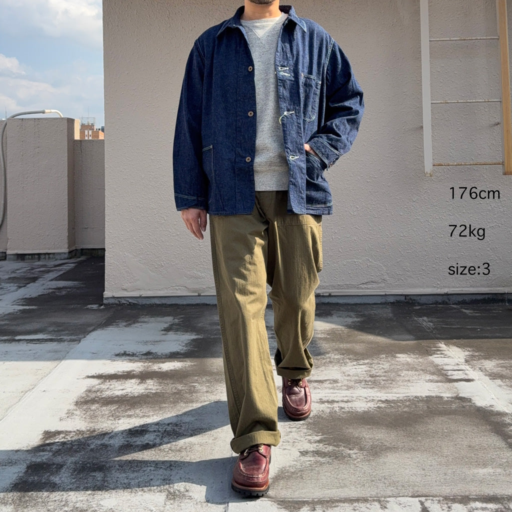 orSlow : 1940'S COVERALL (ONE WASH)