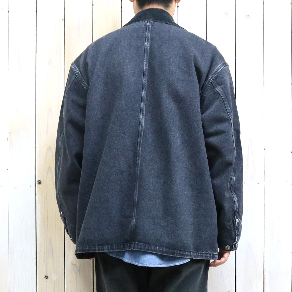 orSlow『RELAX FIT COVERALL』(BLACK DENIM STONE)