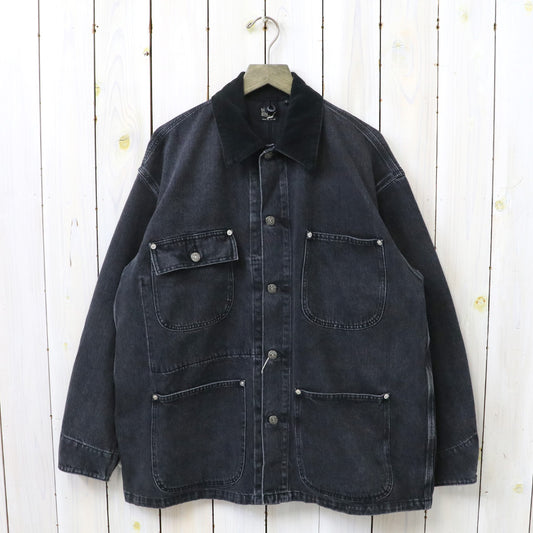 orSlow『RELAX FIT COVERALL』(BLACK DENIM STONE)