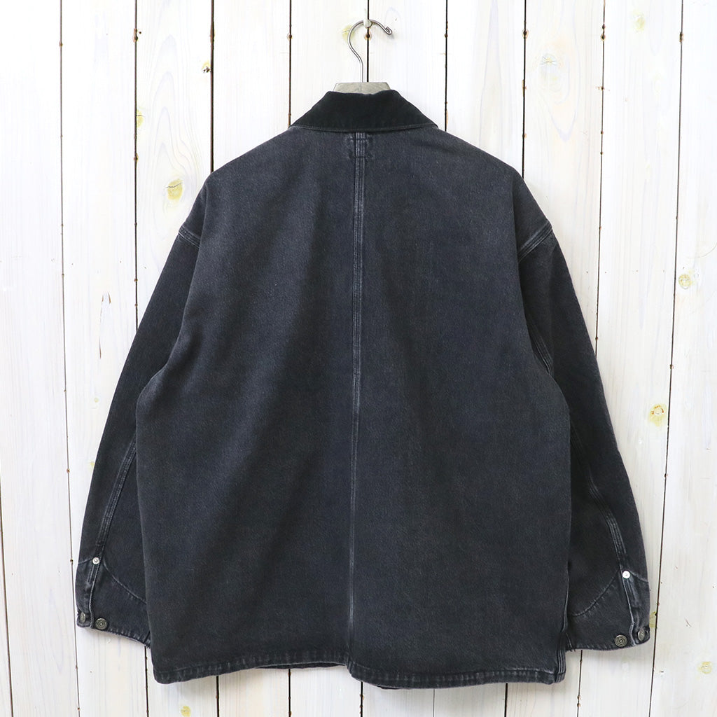 orSlow『RELAX FIT COVERALL』(BLACK DENIM STONE) – Reggieshop