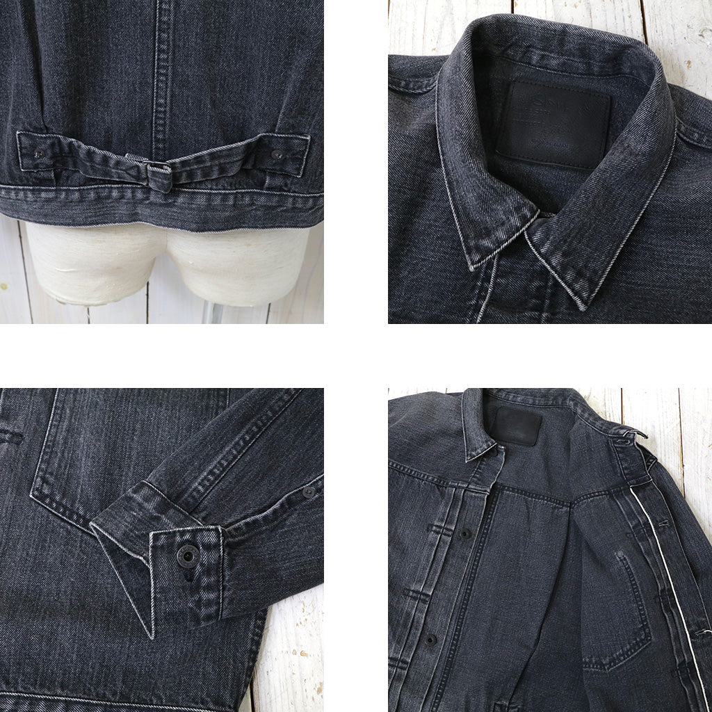 orSlow『WWII TYPE1 BLACK DENIM JACKET』(BLACK DENIM STONE)