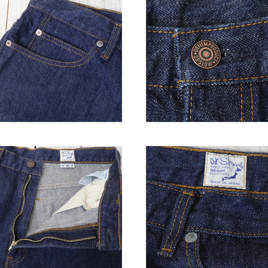 orSlow : SHOE CUT JEANS (ONE WASH)