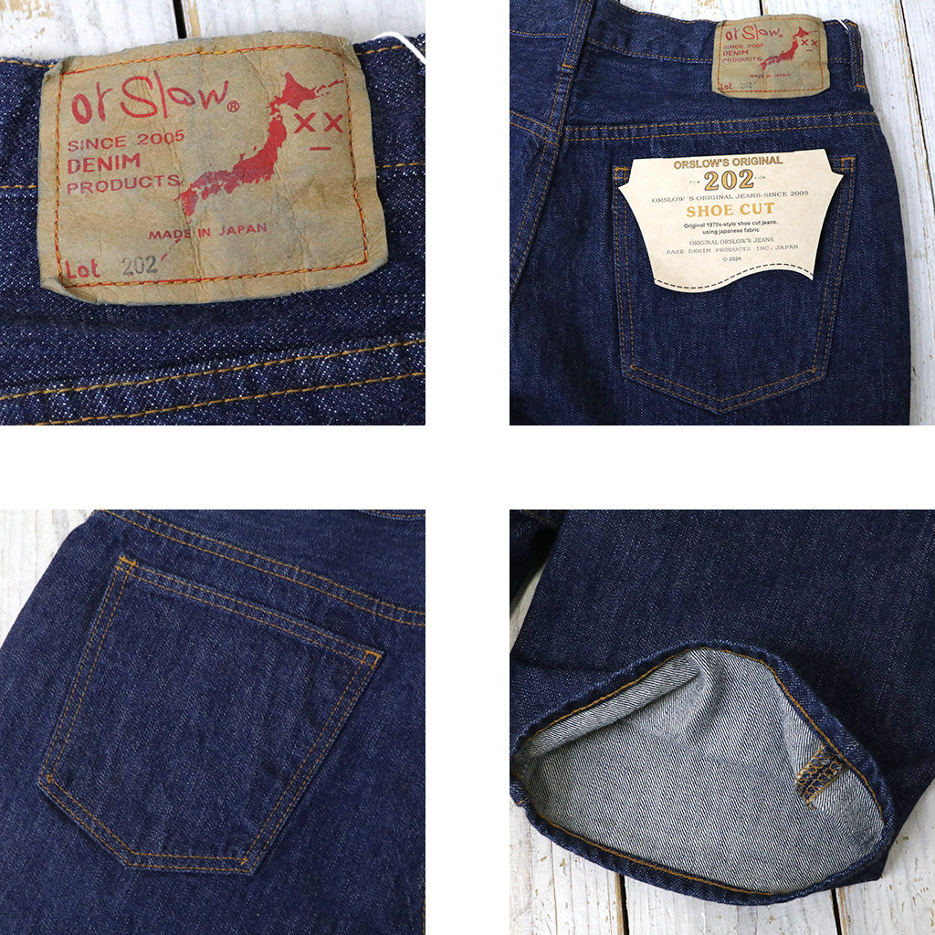 orSlow : SHOE CUT JEANS (ONE WASH)