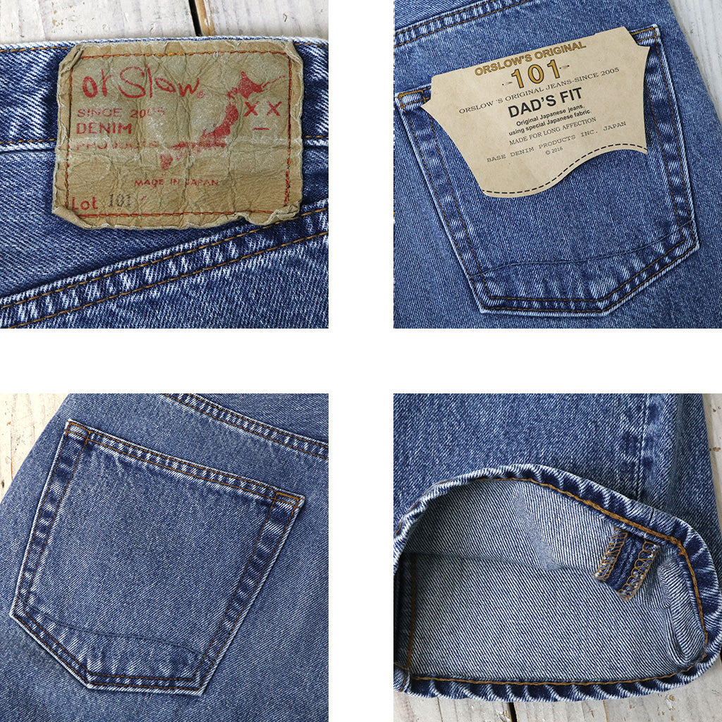 orSlow : 101 DAD’S FIT DENIM PANTS (DENIM USED) (01-1010W-95)